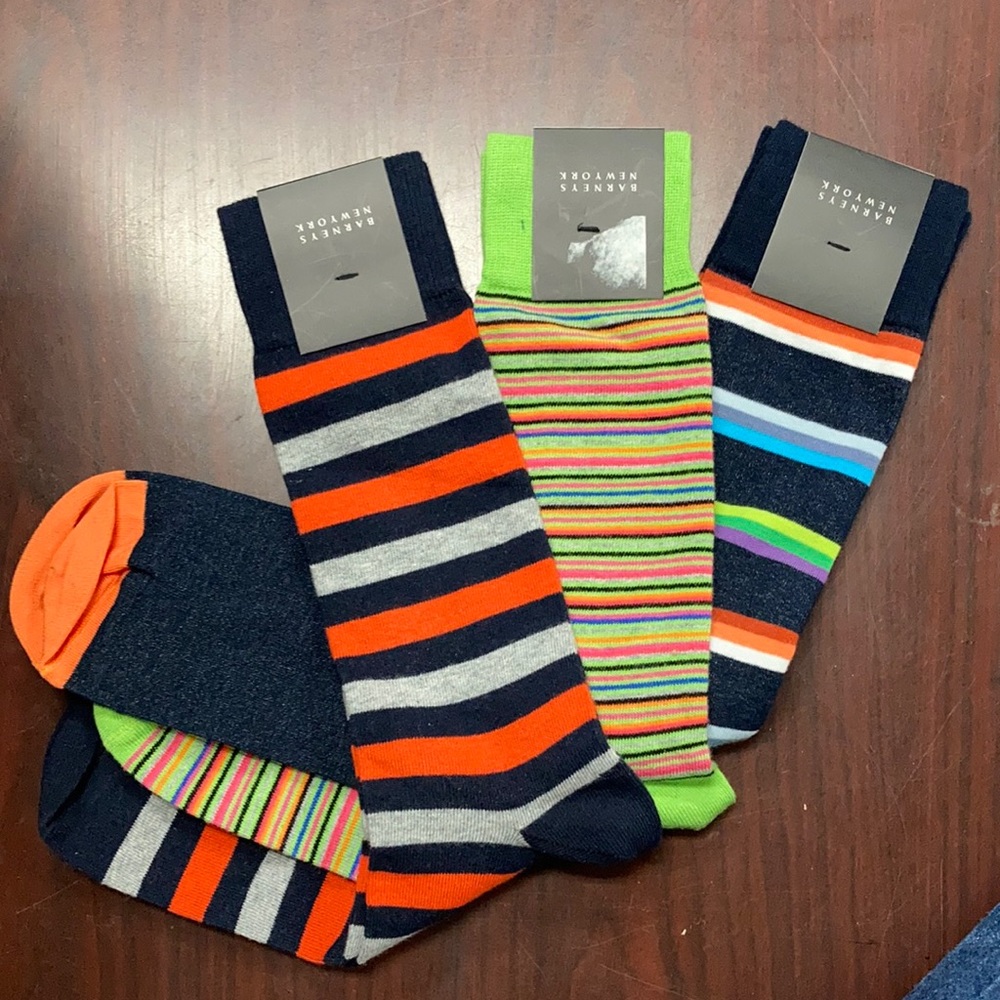 Barney’s Colorful Cotton Socks for Spring!